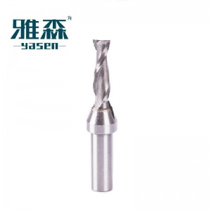 CNC tungsten carbide 2 flutes spirl bits for woodworking YASEN professional carpenter tool